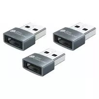 Good Connections USB 2.0 Adapter Type-A Male to USB-C Female, Aluminium Housing, Grey, Set of 3 (USB-AD203-3)