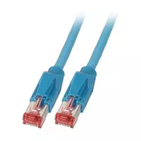 EFB-Elektronik RJ45 Patch Cable Cat.6A S/FTP LSZH Dätwyler 7702 TM21 Blue 1m