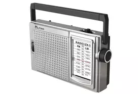ELTRA Radio IZA-5 Sidabrinis FM/AM Nešiojamas Radijas su Bluetooth ir USB