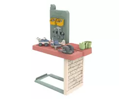 SMOBY Little Handyman's Workshop Life