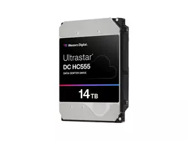 WD Ultrastar DC HC555 14 TB 3.5 inch vidinis kietasis diskas - SAS 12Gb/s - 7200 RPM - 512MB talpykla - savaime šifruojantis diskas (SED)