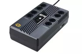 ORVALDI UPS AM-1000LCD USB Line-Interactive 1000VA 600W 8x Schuko Outlets LCD Display