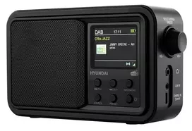 Hyundai PR650BTDAB nešiojamas DAB+/FM radijas su Bluetooth, juodas