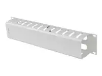 LANBERG 19-inch Cable Management Panel 2U Type A Grey