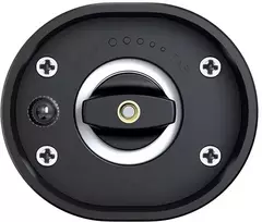 PROMIS MP35X2 elektrinis druskos ir pipirų malūnėlių rinkinys su stovu, nerūdijantis plienas/sidabras, 2x 220 mm, keraminis malimo mechanizmas, baterijomis maitinamas, LED šviesa