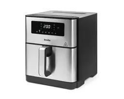 Breville VDF131X Oro Gruzdintuvė be Aliejaus, 1.25 kg, 1400 W, Juoda/Sidabrinė