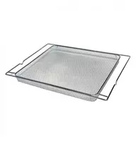 MPM-AFY AirFryer Grill Plate – perforuotas nerūdijančio plieno padėklas gruzdintuvėms, juodas