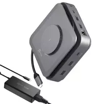 J5CREATE USB-C DOCK DUAL 4K HDMI GAN 140W PD3.1 POWER ADAPTER