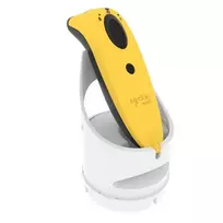 Socket Mobile SocketScan S720 Linijinis brūkšninių kodų ir QR kodų skaitytuvas geltonas su įkrovimo stotele