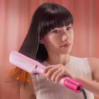 Cecotec Hair Straightener Air Lisse Champagne Ceramic Heating Ionic 1600W 100-230°C 3 Levels