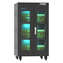 GoodConnections ANTARES PRO N36C Nešiojamųjų Kompiuterių Įkrovimo Vežimėlis iki 15,6 inch USB-C 65W PD3.0 UVC Dezinfekcija Juodas