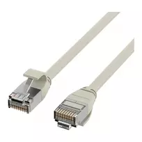 EFB-Elektronik RJ45 Patch Cable Cat.6A U/FTP TPE 4mm Ultraflex Grey 0.25m