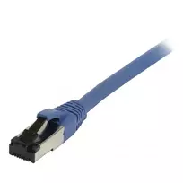Synergy21 Patch Cable RJ45, CAT8.1 2000MHz, 0.15m, Blue, S-STP (S/FTP), TPE/LSZH (SuperFlex), AWG26