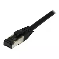 Synergy21 Patch Cable RJ45, CAT8.1 2000MHz, 0.25m, Black, S-STP (S/FTP), TPE/LSZH (SuperFlex), AWG26
