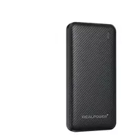 RealPower PB-10000 SSB Power Bank 10000 mAh Solid-State Battery Black 22.5 W
