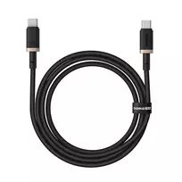 Baseus Dura USB-C į USB-C 100 W greito įkrovimo laidas 1 m juodas, auksinis