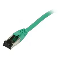 Synergy21 Patch Cable RJ45, CAT8.1 2000MHz, 1.5m, Green, S/FTP, TPE/LSZH SuperFlex, AWG26