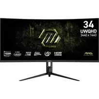 MSI MAG 342CQRFDE E20 34 inch UWQHD 200Hz lenktas žaidimų monitorius