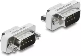 Delock D-Sub 9 Pin CAN Bus Adapter Male to Male 120 Ohm Termination Resistor