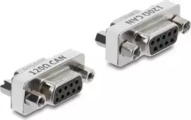Delock D-Sub 9 Pin CAN Bus Adapter Female to Female 120 Ohm Termination Resistor