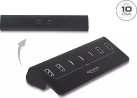 Delock USB 10Gbps Hub su 3 USB Type-C ir 4 USB Type-A prievadais (64283)