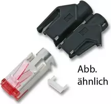 HIROSE TM31DP CAT6a lauke montuojamas RJ45 kištukas, ekranuotas (STP) 8P8C