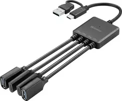 Sandberg USB-C/A to 2A+2C Splitter (136-81)