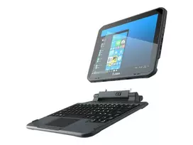 Zebra 2-in-1 klaviatūra su jutikliniu kilimėliu ir ištraukiama rankena – su foniniu apšvietimu – QWERTY US – skirta Zebra ET80, ET85