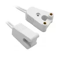 Synergy 21 LED adapteris T8 LED lempoms G13 lizdas 2 vnt. rinkinys Baltas