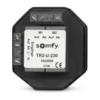 SOMFY 1822099 TR2-U-230 Įleidžiamas atskyrimo relė dviem pavaroms