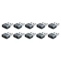 Good Connections USB 2.0 Adapter USB-A vyriškas į USB-C moterišką 10 vnt. pakuotė