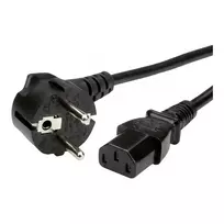 Synergy 21 maitinimo laidas 230V CEE 7/7 Schuko kištukas į IEC-C13 lizdą 1m juodas