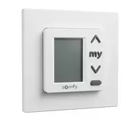SOMFY Chronis Uno 50 skaitmeninis laikmatis roletoms ir žaliuzėms, 50x50mm, gryna balta (RAL 9010), 230V
