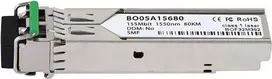 BlueOptics SFP100SM80-BO SFP siųstuvas-imtuvas, 100BASE-ZX, vienmodis, 1550nm, 80km, LC Duplex, DDM, 0-70°C