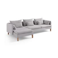 Kampinė sofa Flexy Relax, šviesiai pilkas
