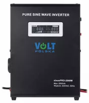 VOLT POLSKA SINUS PRO 2000W 24V gryno sinuso keitiklis/įkroviklis 1400W nuolatinė apkrova