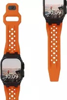 URBAN ARMOR GEAR UAG Monarch Strap, Apple Watch Ultra / 44 / 45 / 46 mm - Orange / Titanium Black