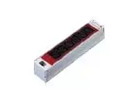 Rittal Power Distribution Unit - 6 x IEC C13 Outlets, 1U Rackmount, 10A, 230V, 2m Cable, Black