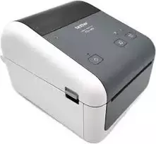 Brother TD-4215D Direct Thermal Label Printer, 203 dpi, 4-inch, USB/Serial, Black/Grey