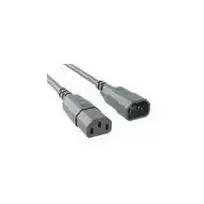 Bachmann Power Extension Cable IEC C14 to C13 1.0m Grey (356.902)