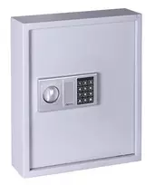OLYMPIA GOsafe 50B raktų seifas su elektroniniu kodu, 50 kabliukų, pilkas, tvirtinamas prie sienos, tvirtas plienas