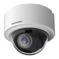 Hikvision DS-2DE3404W-DE(T5) 4MP PTZ kupolinė tinklo kamera su AcuSense, 4x optiniu priartinimu, IR iki 50 m, IP66, IK10