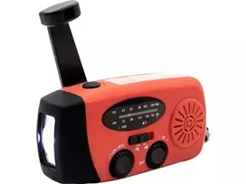 Denver SCR-2005 Avarinis Saulės Radijas su AM/FM, LED Šviesa, SOS ir Power Bank