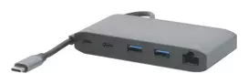 Mobilis USB-C Docking Station 8-in-1 100W PD HDMI 4K VGA Space Gray