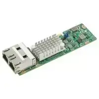 Supermicro AOC-CTGS-I2T-O dviejų prievadų 10GBASE-T tinklo adapteris (PCI Express 2.1 x8, mažo profilio)