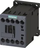 Siemens SIRIUS 3RT20 galinis kontaktorius, 3 polių, AC-3, 4 kW, 230 V AC, 1 pagalbinis NO kontaktas, varžtiniai gnybtai