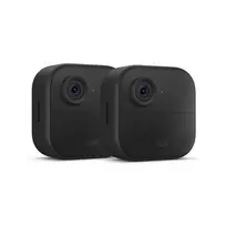 „Amazon Blink Outdoor 4“ belaidė išmanioji apsaugos kamerų sistema (2 kameros + „Sync Module Core“) – 1080p HD, infraraudonųjų spindulių naktinis matymas, dvipusis garsas, atspari oro sąlygoms, juoda