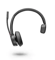 Poly Voyager 4300 UC Series 4310 for Microsoft Teams – Belaidė Bluetooth ausinė su triukšmo slopinimo mikrofonu, juoda