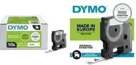 DYMO D1 Label Tape Value Pack 10 Rolls Black on White 9mm x 7m (2231632)