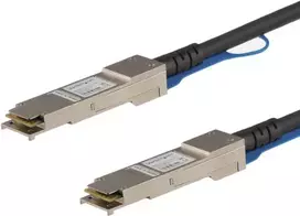 StarTech.com 3m QSFP-H40G-CU3M suderinamas QSFP+ tiesioginio prijungimo varinis kabelis - 40G QSFP+ pasyvus dviejų ašių kabelis - SFF-8436 - juodas